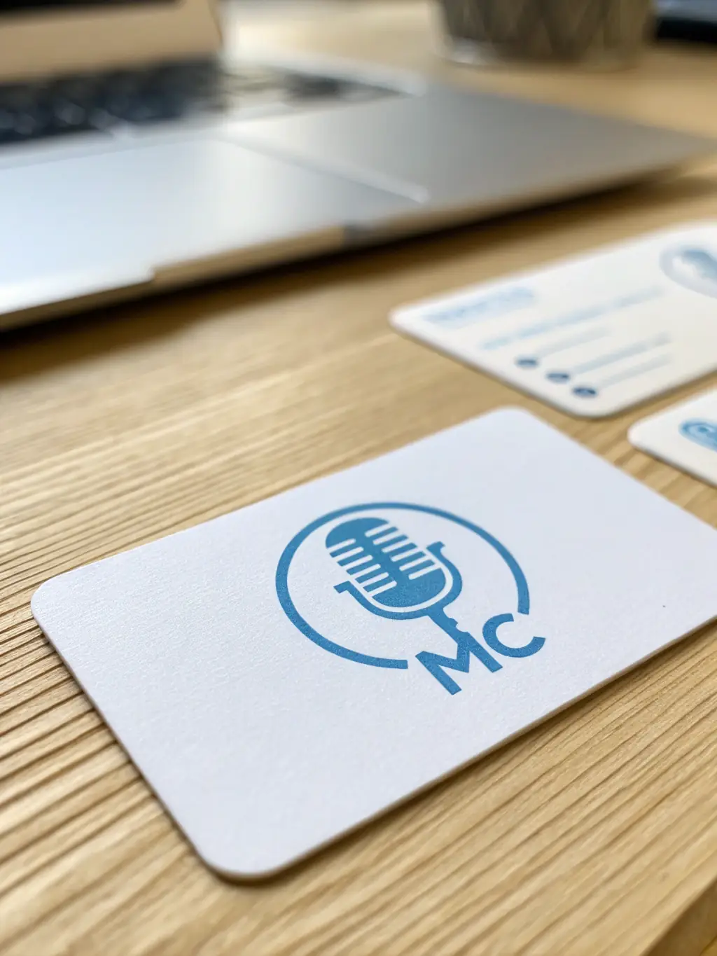 A high-quality print of a business card with the Awaha Printing and Clearance Company logo, showcasing the crispness and clarity of their printing services.